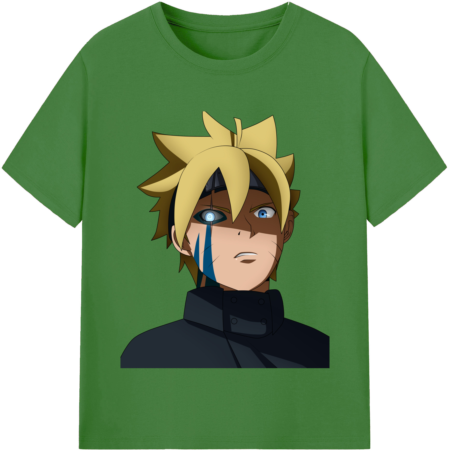 （画像用） NARUTO -ナルト- うずまき ボルト Uzumaki Boruto レディースカジュアルプリントTシャツ（綿100％）